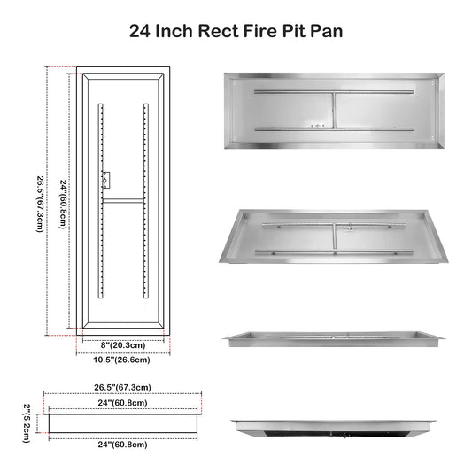Outland Living Deluxe Brasero Portátil de Propano para Exteriores