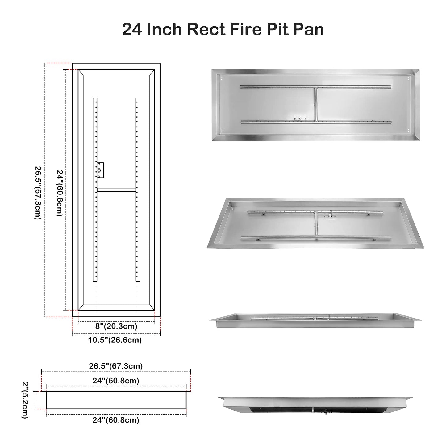 Outland Living Deluxe Brasero Portátil de Propano para Exteriores