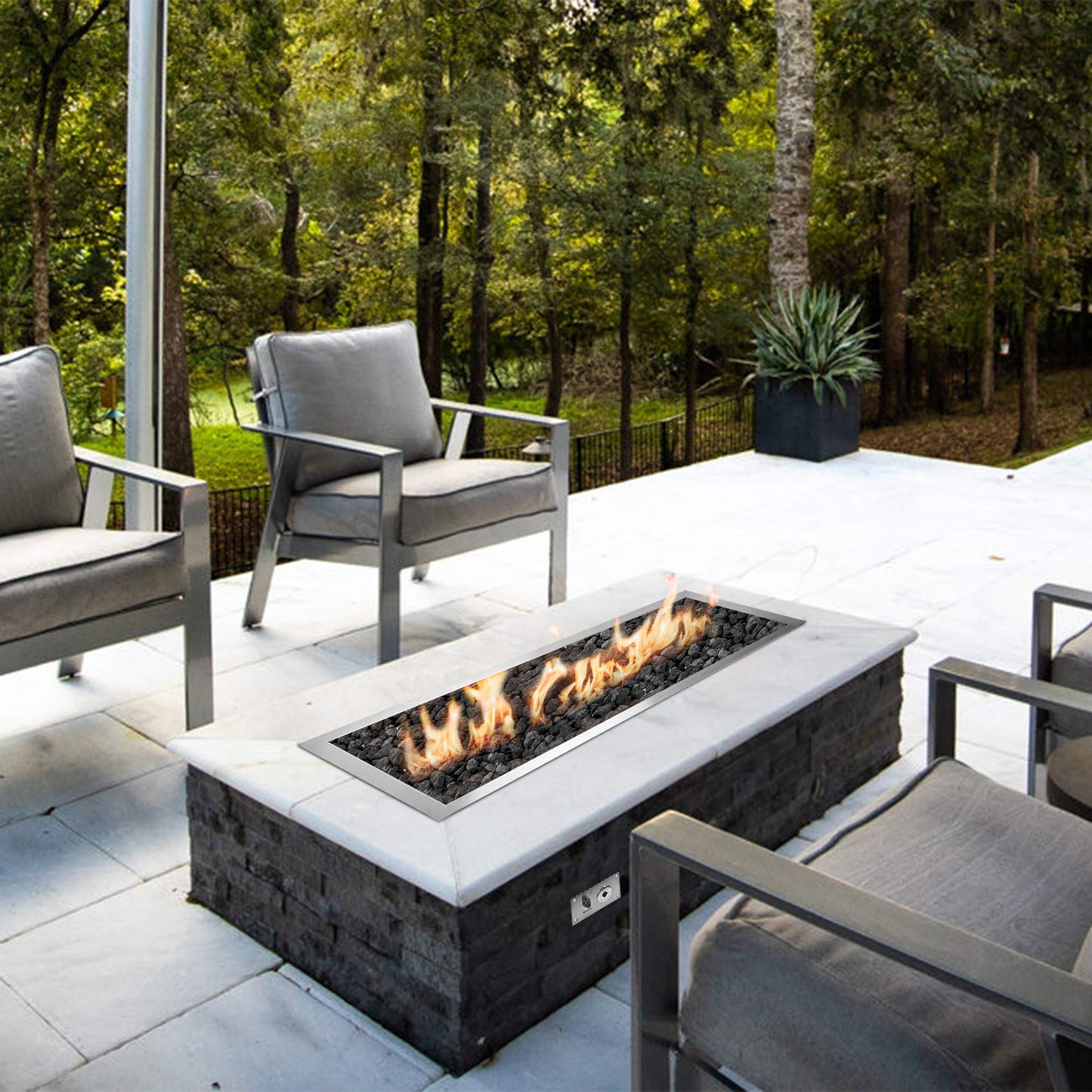 Outland Living Deluxe Brasero Portátil de Propano para Exteriores