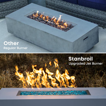 Stanbroil Kit Quemador Lineal para Mesa de Fuego 72 x 6", Gas Natural y Propano, 175K BTU